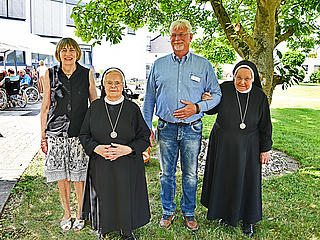 Herzlichen Dank an Schwester Christa und Schwester Sixta für das Wirken in Maria vom Siege Koblenz Wallersheim